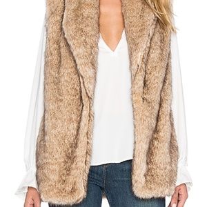 Sanctuary Hollywood Faux Fur Vest Size Small